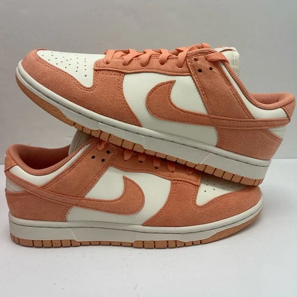 NIKE WMNS DUNK LOW SOFT PEARL/APRICOT AGATE-WHITE
 Athletic Sneakers - Picture 15 of 16